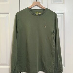 Polo by Ralph Lauren Olive Long Sleeve Tee